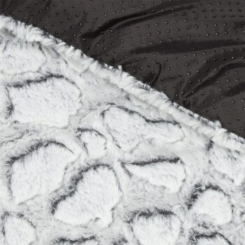 Wallace & Jones Gepolsterte Plüsch Wendedecke Snow L 3 Wallace & Jones Gepolsterte Plüsch Wendedecke Snow L – Bild 3