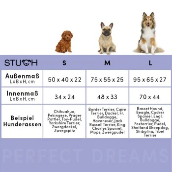 STUCH Ortho Hundebett Perfect Dreams Beige S 2 STUCH Ortho Hundebett Perfect Dreams Beige S – Bild 2