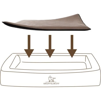 Knuffelwuff Kuschelige Einlage Teddy Für Hundebett Form: Adventure Braun M-L 1 Knuffelwuff Kuschelige Einlage Teddy Für Hundebett Form: Adventure Braun M-L