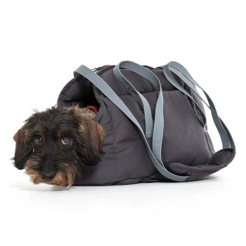 Doctor Bark Hundetragetasche Grau M 7 Doctor Bark Hundetragetasche Grau M – Bild 7