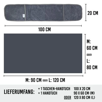 KaraLuna Handtuch Set Für Hunde M 6 KaraLuna Handtuch Set Für Hunde M – Bild 6