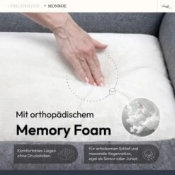 Freudentier Orthopädisches Hundebett Mit Memory Foam, Edel Gesteppt M -KONG Verkäufe 6f916d30935d45e35625f1002badae4006b11602 1676841 de DE 901d17cffe156878b4de74ee1ac8a7fed656dd6eIs5stV