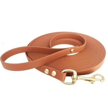 Bio-leine 25-35 Kg Schleppleine Biothane Braun/ Caramell 3 M 1 Bio-leine 25-35 Kg Schleppleine Biothane Braun/ Caramell 3 M