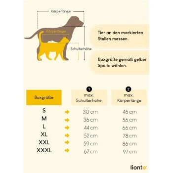 Lionto Hundetransportbox - Faltbar - Schwarz S 7 Lionto Hundetransportbox - Faltbar - Schwarz S – Bild 7