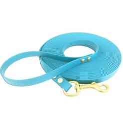 Bio-leine 25-35 Kg Schleppleine Biothane Azurblau 3 M