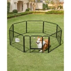 FEANDREA L Hundezaun 8 Platten Schwarz Schwarz 1,6 M, 1,6 M, 60 Cm -KONG Verkäufe a7d8aa3bbb12cb6e4620c6a97da7d8e10325f01c 1500921 de DE f40888fca330ffba4a54a8637fe48f61e685ae0dIXhhcG