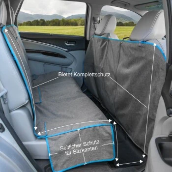 Kurgo Coast To Coast Auto-Hängematte Für Hunde, Grau 2 Kurgo Coast To Coast Auto-Hängematte Für Hunde, Grau – Bild 2