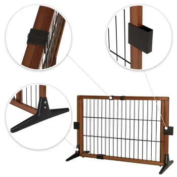 Lionto Absperrgitter, Hundeschutzgitter 4 Lionto Absperrgitter, Hundeschutzgitter – Bild 4