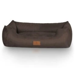 Knuffelwuff Hundebett Dreamline Aus Velours Braun M-L