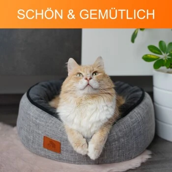 Schlitzohr Donut Katzenbett Sissy Rund 9 Schlitzohr Donut Katzenbett Sissy Rund – Bild 9